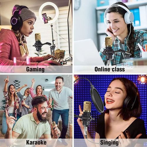 Complete Home Studio Recording Kit Mixer Condenser Microphone For Music Podcast — image 17