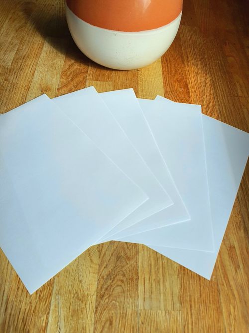 Plain White Sticky Self Adhesive Stickers Address Printer Labels Multiple Sizes — image 1