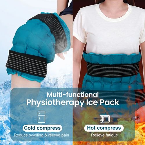 Reusable Ice Pack for Sports Injuries, Hot Cold Compress Wrap Back Pain Relief — image 3