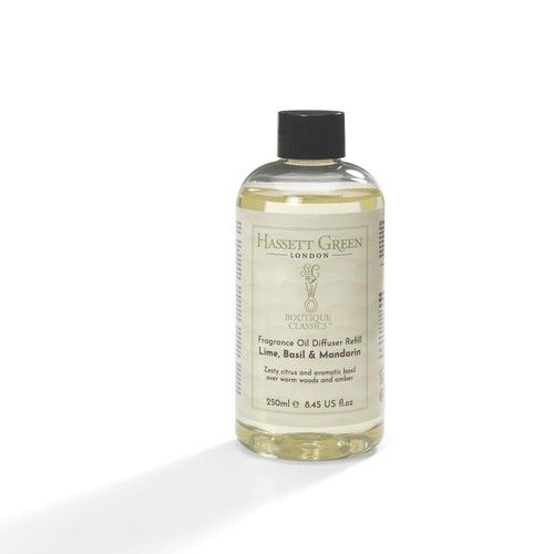 Hassett Green Lime Basil & Mandarin - Fragrance Oil Diffuser Refill 250ml