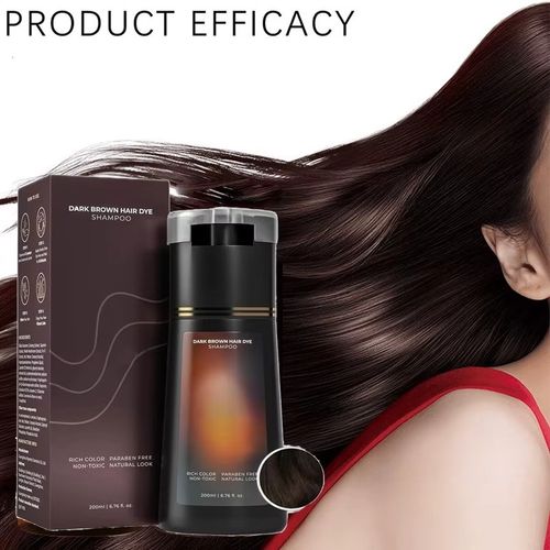 200ml Polar Hair Instant Dye Shampoo Hair Color Shampoo for Hair Natural Color — image 5