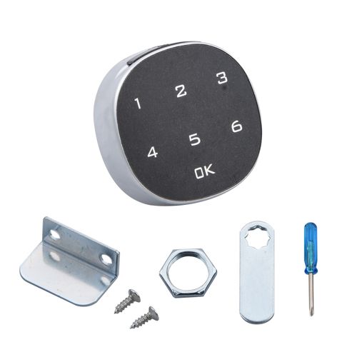 Zinc Alloy Touch Screen Electronic Password Lock Security Lock Cabinet Digital D — image 3