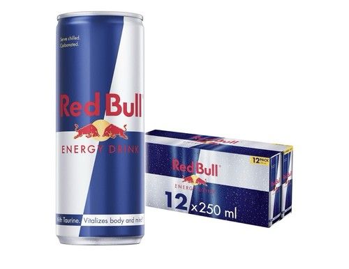 Red Bull Energy Drink Carbonated Energy & Fitness Drink 12 Pack (12 x 250 ml)