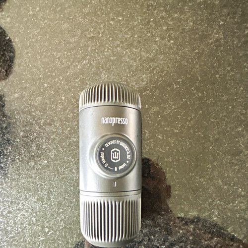 Wacaco Nanopresso Portable Manual Espresso Machine Grey w/ Case 18 Bar 80ml