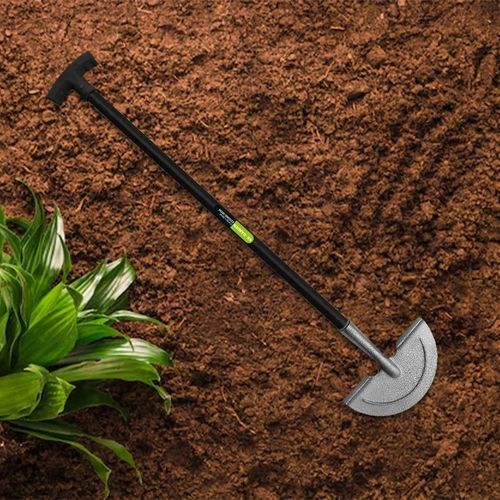 Heavy Duty Half Moon Lawn Edger 90cm Carbon Steel Garden Border Tool — image 5