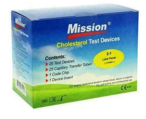 Mission Lipid CareProfile Meter Cholesterol Triglycerides WITH 25 STRIPS SHIP — image 2