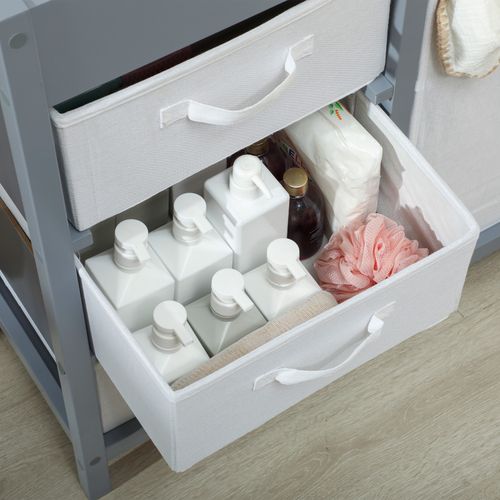 Baby Changing Table with 4 Drawers, EN12221 Safe, 84.5x48.5 cm — image 8