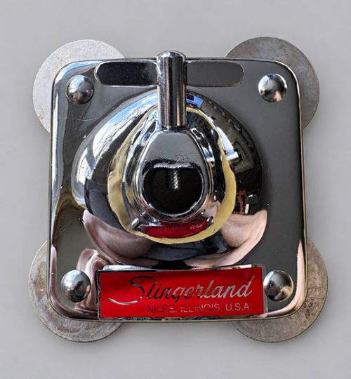 Slingerland Tom Drum Mount Bracket Plate Chrome Hardware Niles Illinois USA