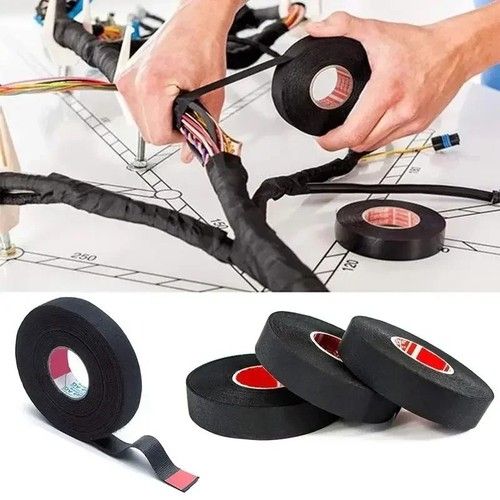 15M Heat Resistant Wire Harness Tape Flame Retardant Cloth Car Cable Wrap UK