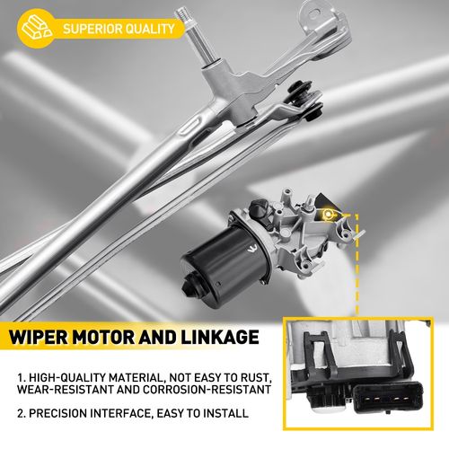 For 2007-2012 Renault Clio Mk3 Front Windscreen Wiper Motor & Linkage 8200383752 — image 10