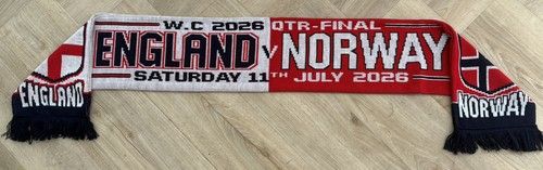 ‘England v Norway World Cup 2026 Quarter Final Match Scarf