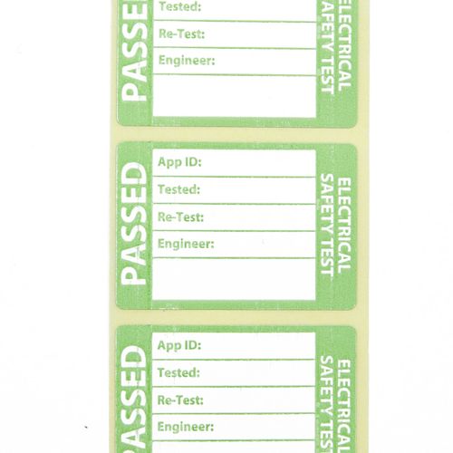 PAT Test Labels Testing Appliance Various Quantities 45x30mm Cheap Labels — image 3