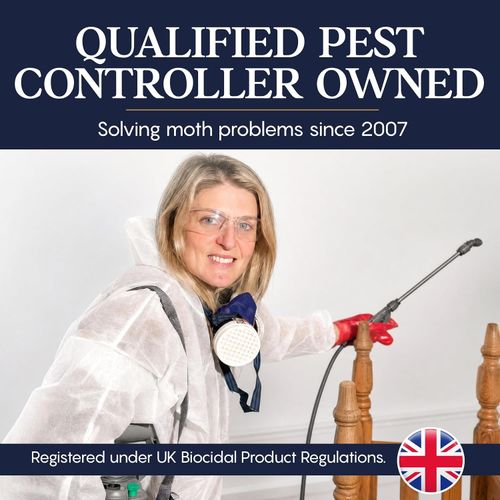 LONDON MOTH KILLER 10 (TEN) Premium Sticky Pheromone Moth Traps for the Common C — image 8