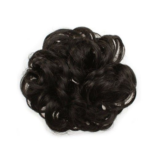Ponytail Scrunchie Fake Hair Piece Hairpiece Chignon Updo Elastic Hair Bun