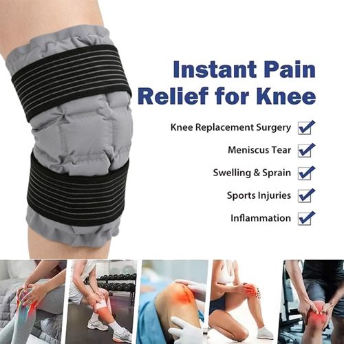 Reusable Knee SAP Ice Pack Hot Cold Compress Pain Relief Wrap Support Pad UK — image 5