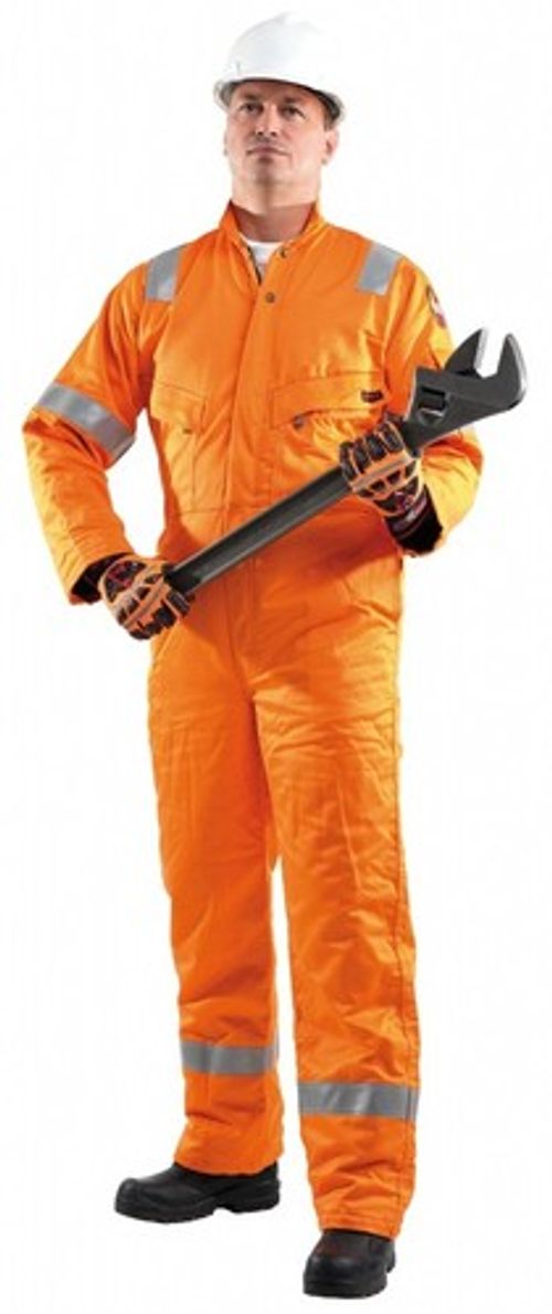 Roots Flamebuster Fire Resistant Arc Rated  Coverall RO13090LW ARC 1 Orange