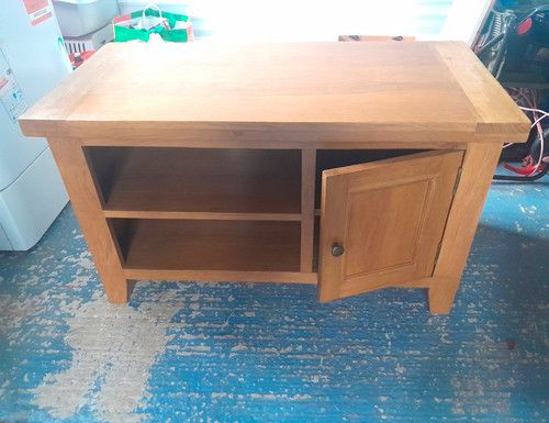 Rustic Polished Oak Furniture.  3 Items Included In sale. Excellent condition.