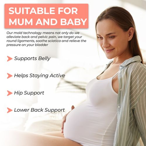 Pregnancy Maternity Belt Lumbar Back Support Postpartum Recovery Waist Bump Band — image 9