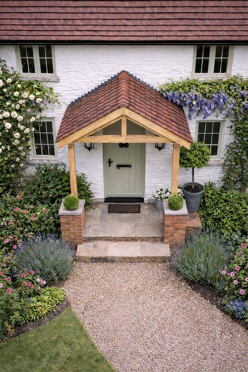 THE GROVE Oak Porch Kit – Handcrafted Solid Oak | Made to Measure | UK Made