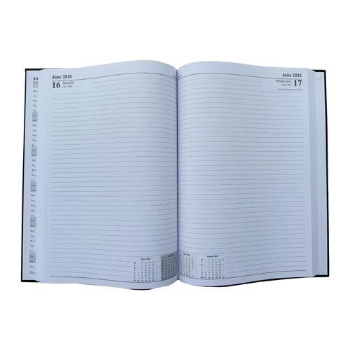 Diary 2026 A5 A4 Day to Page Week To View Full Year Planner Hardback Desk Diary — image 2
