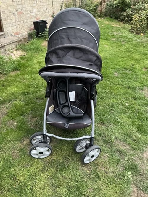 Graco Ready2Grow Click Connect Double Stroller Sit Stand Tandem Pushchair