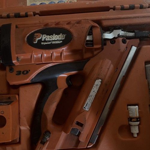 Paslode IM350 Plus Cordless Gas Nail Gun for 1st Fix (refurbished) 