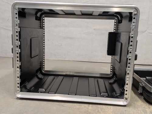 19" 8U Double End SKB Orange CA. Rack Mount Transport Flight Storage Case Box — image 2