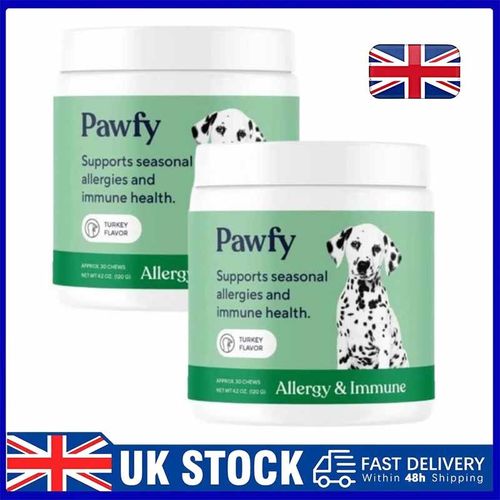 Pawfy Allergy & Immune | Natural Dog Supplement with Probiotics & Colostrum UK — image 1
