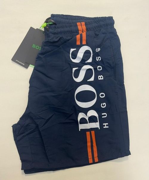 Hugo Boss Men's New Swim Shorts, Beach Shorts with Inner Net 