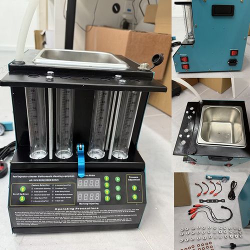 220V Fuel Injector Cleaner Tester Ultrasonic Injector Heating Cleaner Machine UK — image 1