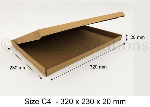 Royal Mail Large Letter PiP C4 A4 C5 A5 C6 A6 Postal Boxes Mailing Box UK SELLER — image 1