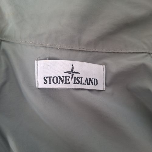 Stone Island Micro Reps Green Hooded Zip Jacket, Polyester, Men’s M — image 9