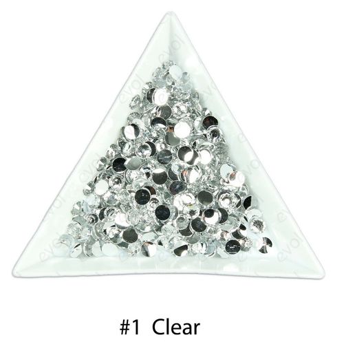 2mm 3mm 4mm 5mm 6mm Crystal Flat Back Nail Art Face Festival Rhinestones Gems — image 1