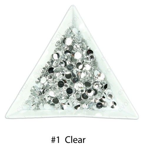 2mm 3mm 4mm 5mm 6mm Crystal Flat Back Nail Art Face Festival Rhinestones Gems