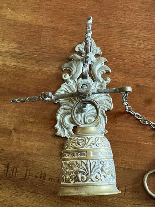 Vintage Brass Monastery Wall Bell Monastery Church Door Bell Angelus