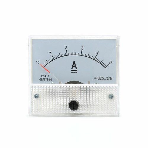 0-30A DC Ammeter Current 0-300V DC Voltmeter Voltage 85C1 Analog Amp Panel Meter