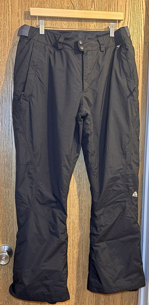 Vintage NIKE ACG Mens Large Black Waterproof Snow Pants Ski Pants 3 Layer — image 1