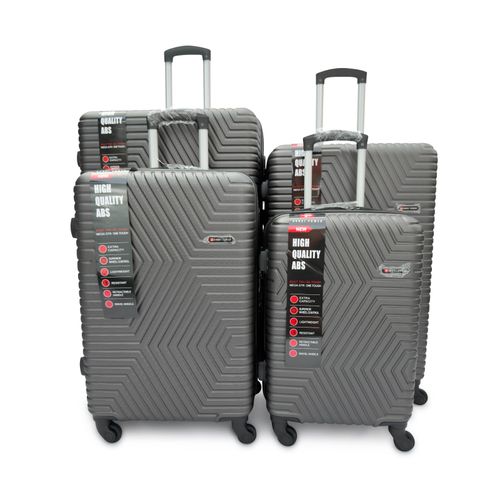 4 Piece ABS Hard Shell Suitcase Set Lightweight TSA Lock 360 Spinner Wheels — image 1