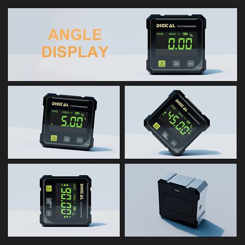 360° Magnetic Digital Angle Gauge Finder With Laser Inclinometer Level Meter UK — image 4