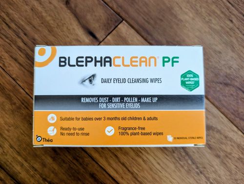 SALE 60 blephaclean Eyelid Sterile Cleansing Wipes PRESERVATIVE FREE Dry eye — image 6