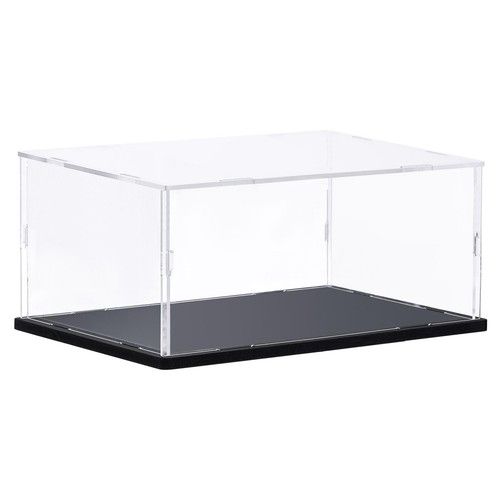 Clear Display Case Acrylic Box Dustproof 45x20x20cm for Collectibles Craft