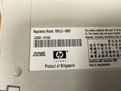 HP JetDirect 170x External Print Server Boxed with PSU and CD — image 8