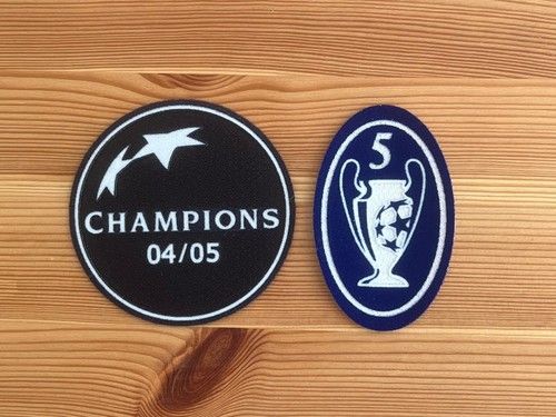 2004-2005 04/05 Liverpool UEFA Champions League Winners 5 Times Patch Badge