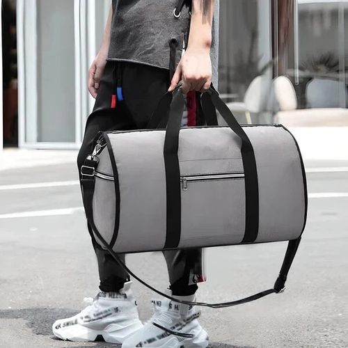 45L Duffel Bag Travel Holdall Large Foldable Suit Garment Carrier Bag + Strap — image 8
