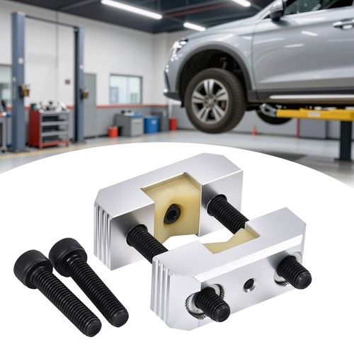 Suspension Strut Shocker Piston Shaft Clamp For McPherson 60mm Bolts Aluminium