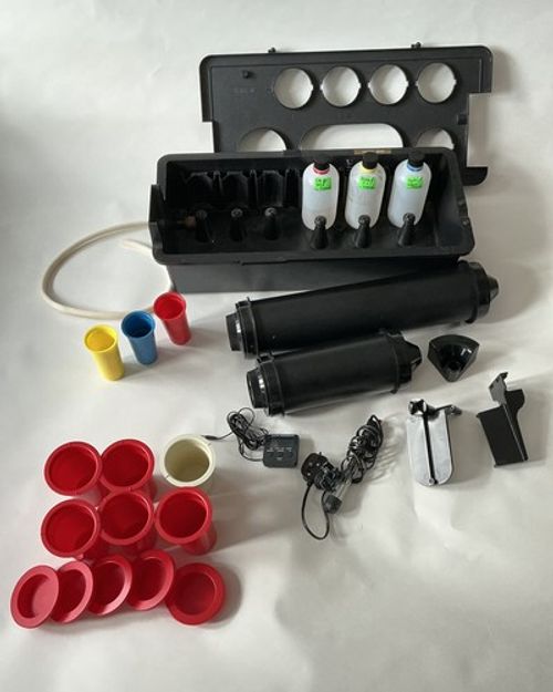 Paterson Colour Film Processing Kit, Thermo Drum, Bottles, Thermometer