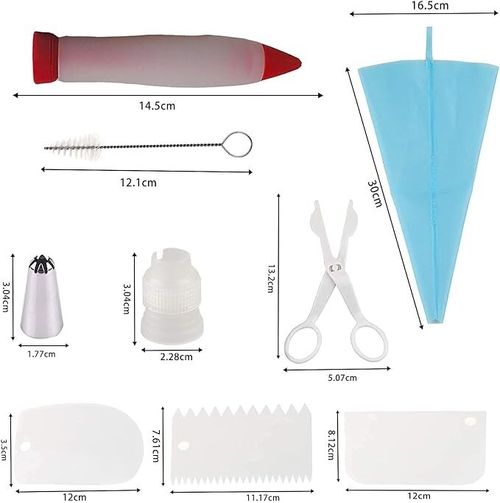 Cake Decorating Set 34 Pcs AtHomeBaking Cake Decorating Kit - Cake Turntable — image 3
