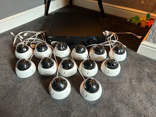 Dahua DHI-NVR4832-16P 16-Channel PoE IP NVR w/ 6TB HDD and 13 Dahua cameras!