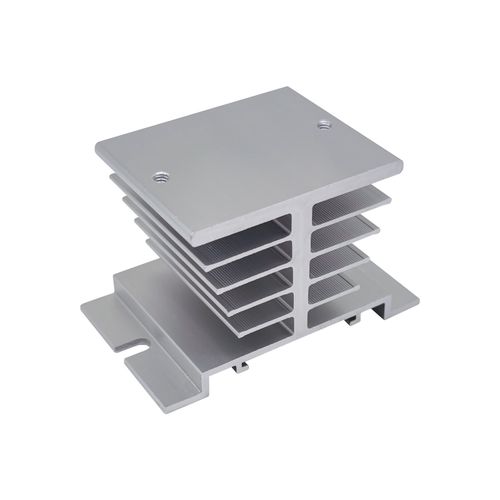 KUDOM HEAT SINK FOR SINGLE PHASE SOLID STATE RELAYS WITH DIN RAIL CHANNEL — image 1