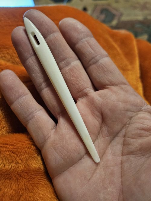 Viking  Bone Naalbinding Needle viking, saxon, larp, reenactment,  medieval — image 1